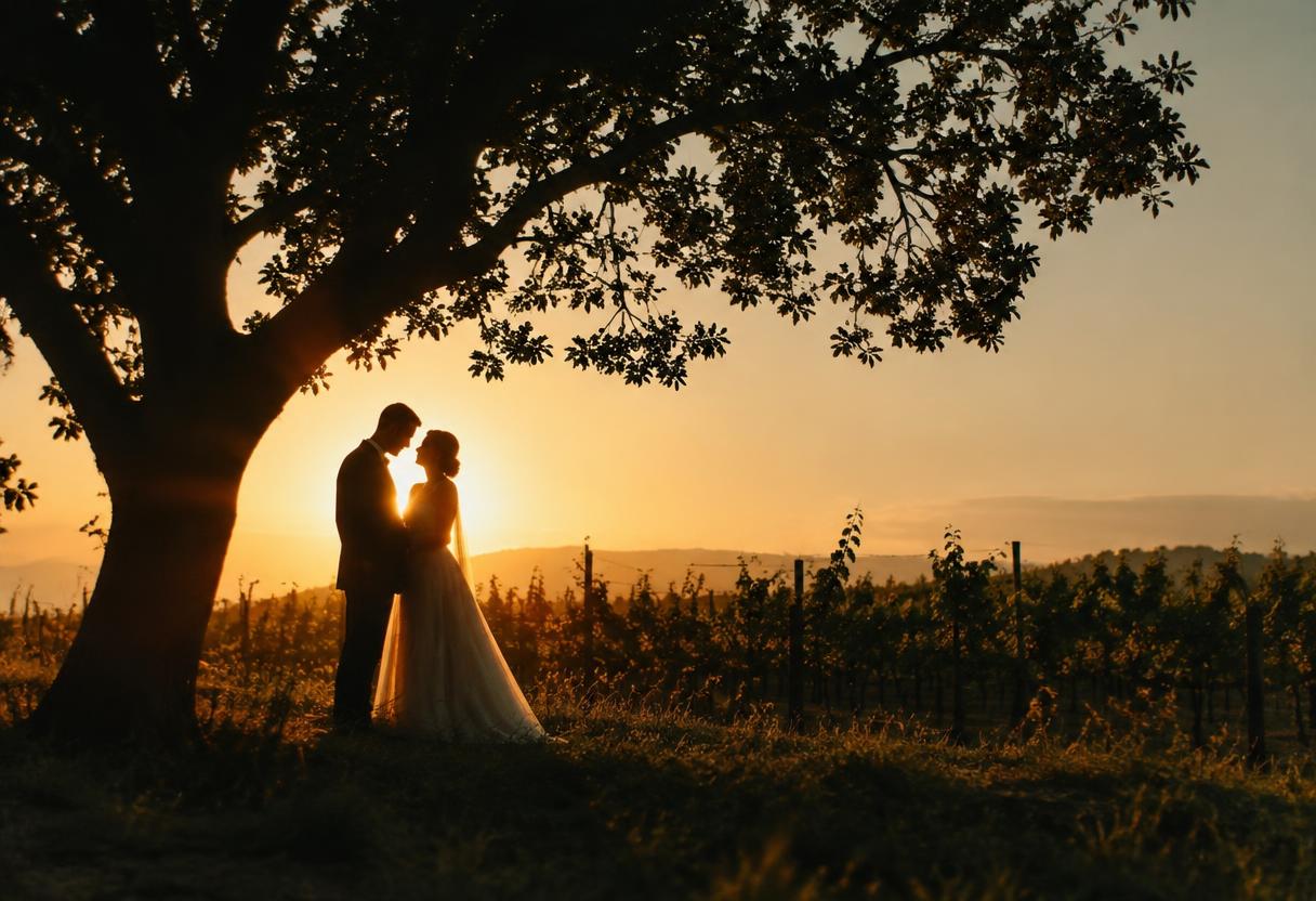 Pareja al atardecer